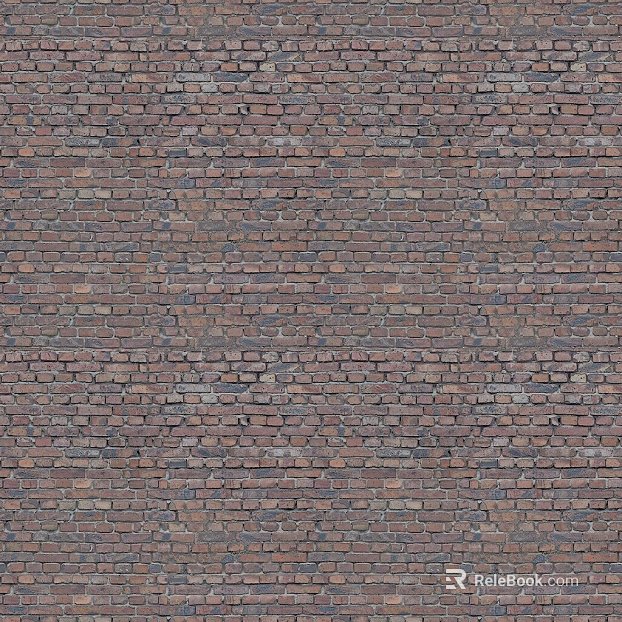Red-brown retro brick wall exterior wall finish texture