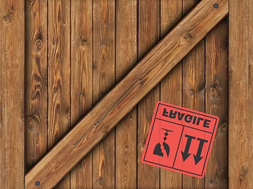 Wooden door 3d model