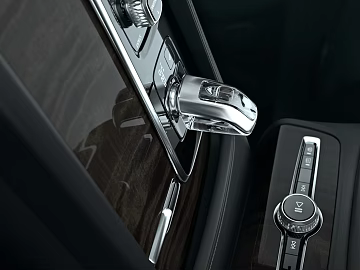 Dark brown wood grain car interior trim panel 3d model