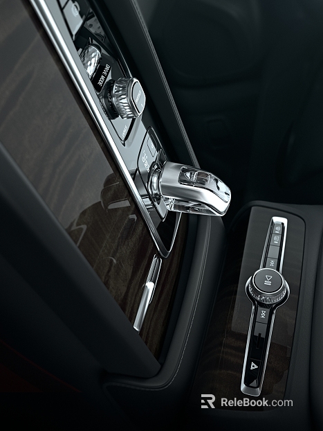 Dark brown wood grain car interior trim panel texture