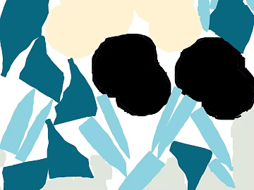 Abstract blue and black art pattern decorative painting texture (ID:ffaeh789546)