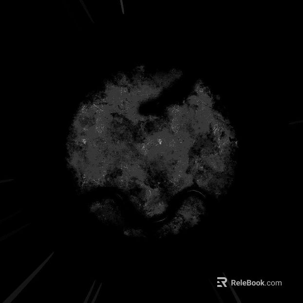 Dark Grey Old Rock Wall Map texture