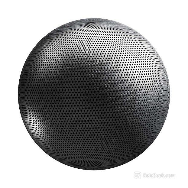 Perforated Plate Metal PBR texture