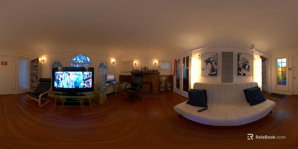 Indoor Home Decoration Living Room Study HDR texture