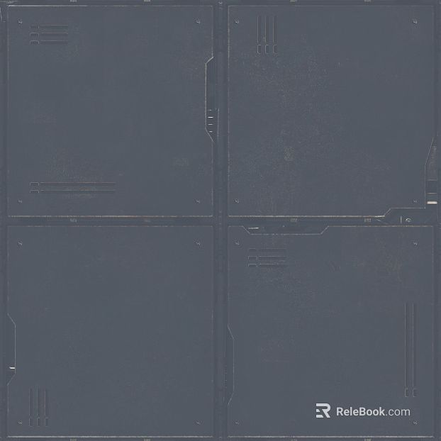 Dark gray old metal plate industrial wall texture