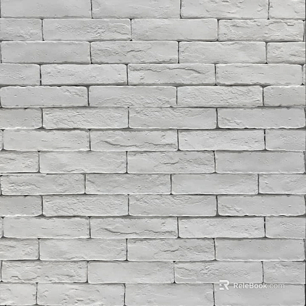 Brick wall exterior wall white square brick texture