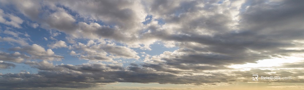 Dark dark clouds, cloudy sky, storm disaster coming texture