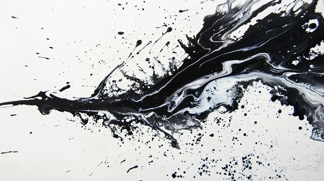 Ink and wash texture