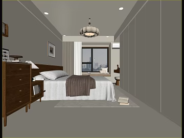 Modern Dark Brown Walnut Bedroom Furniture texture (ID:ffaeh453926)