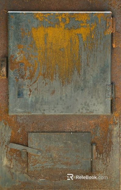 Metal door texture