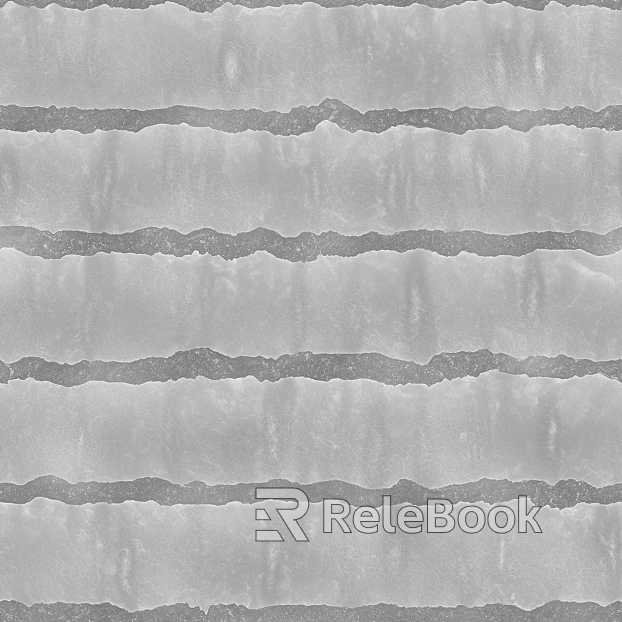 Machine cut stone light gray white shallow groove texture board texture