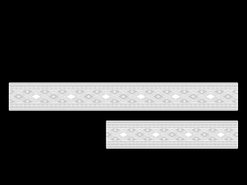 Light gray ethnic wind waist line brick wall decoration texture (ID:ffaeh843339)