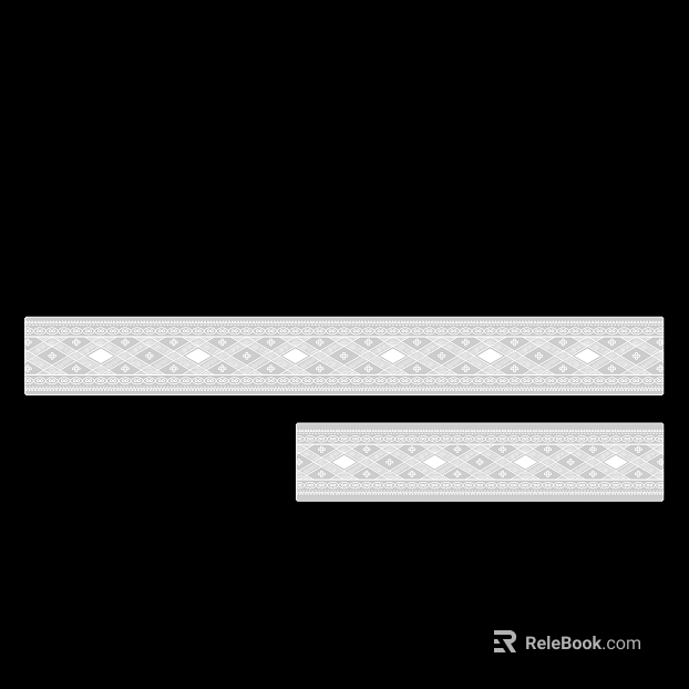 Light gray ethnic wind waist line brick wall decoration texture