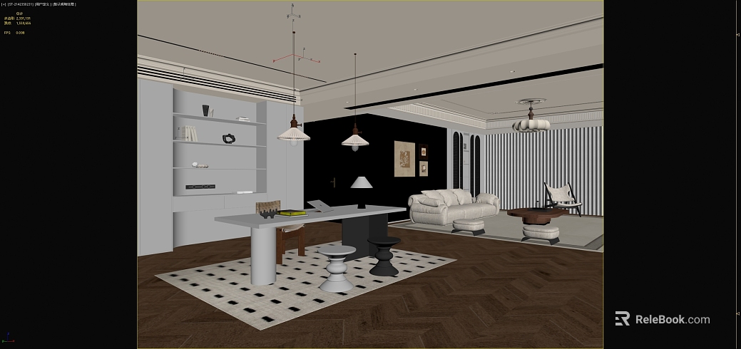 Modern Style Dark Brown Herrings Wood Floor Guest Restaurant texture