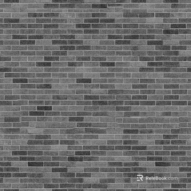Dark gray brick wall, interior and exterior walls texture
