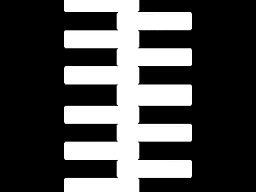 Black and white geometric line wallpaper 3d model