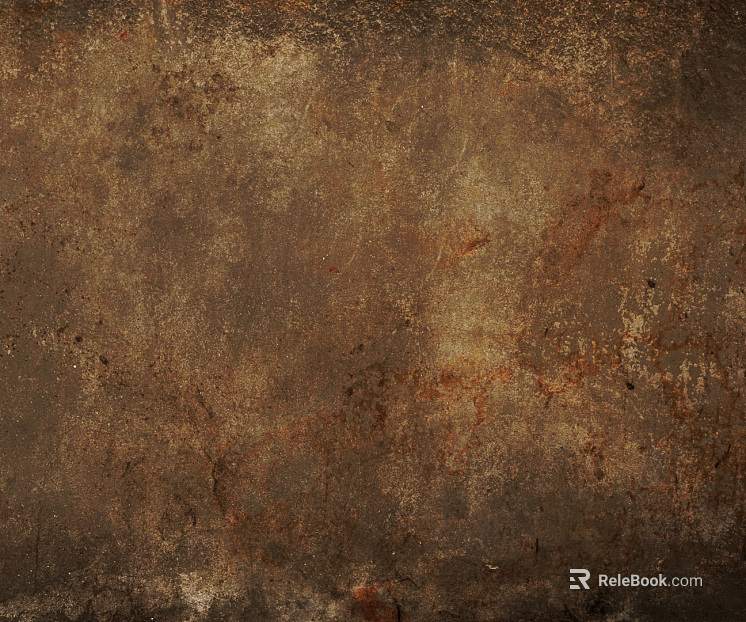 Retro brownish-gray aged cement wall texture