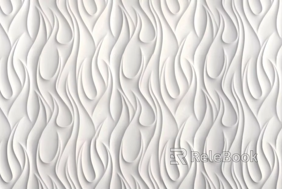 Art Brick Cream White Wave Brick texture