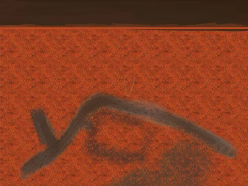 Orange red imitation turf outdoor ground texture (ID:ffaeh758889)