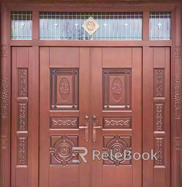Metal door texture
