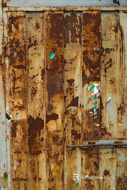 Metal door texture