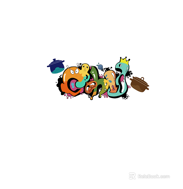 cartoon painting texture