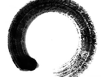 Chinese style ink ink ring round border ink texture (ID:ffach809151)