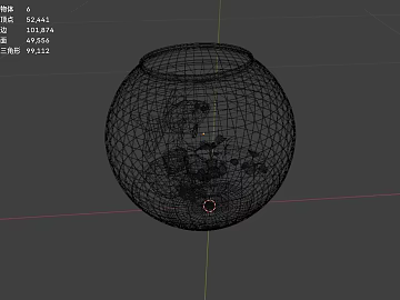 Wireframe fish tank glass model texture (ID:ffaeh625084)