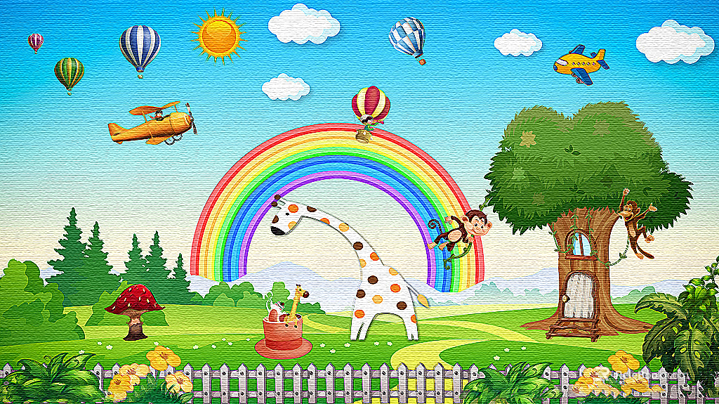 cartoon painting texture
