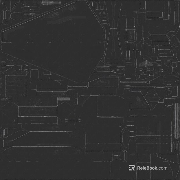Black Tech Metal Textured Decorative Surface texture