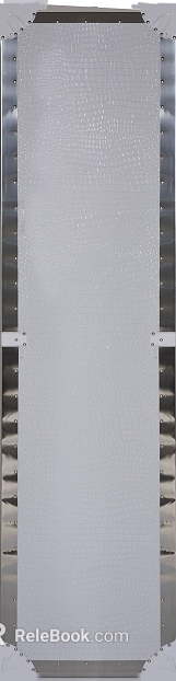 Light gray crocodile-embossed leather door finish texture