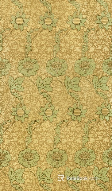 Wallpaper decorative pattern floral cloth pattern texture