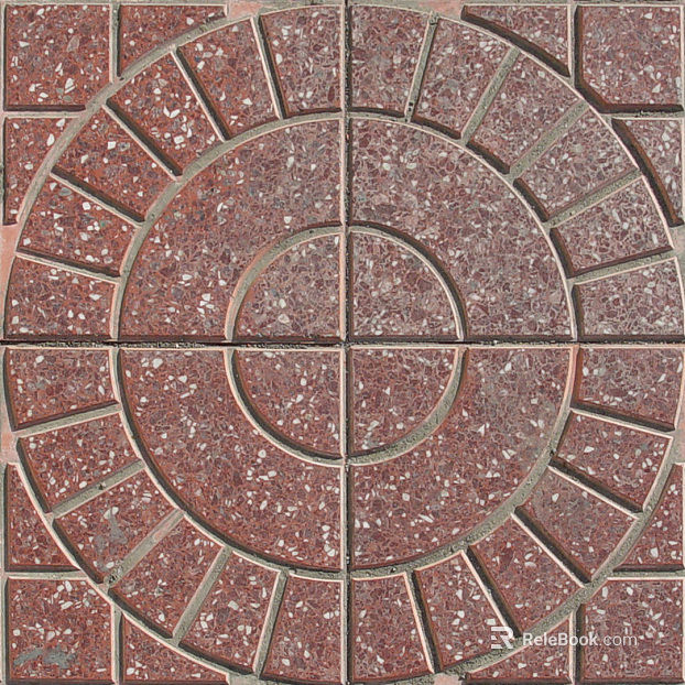 Outdoor red parquet floor tile texture