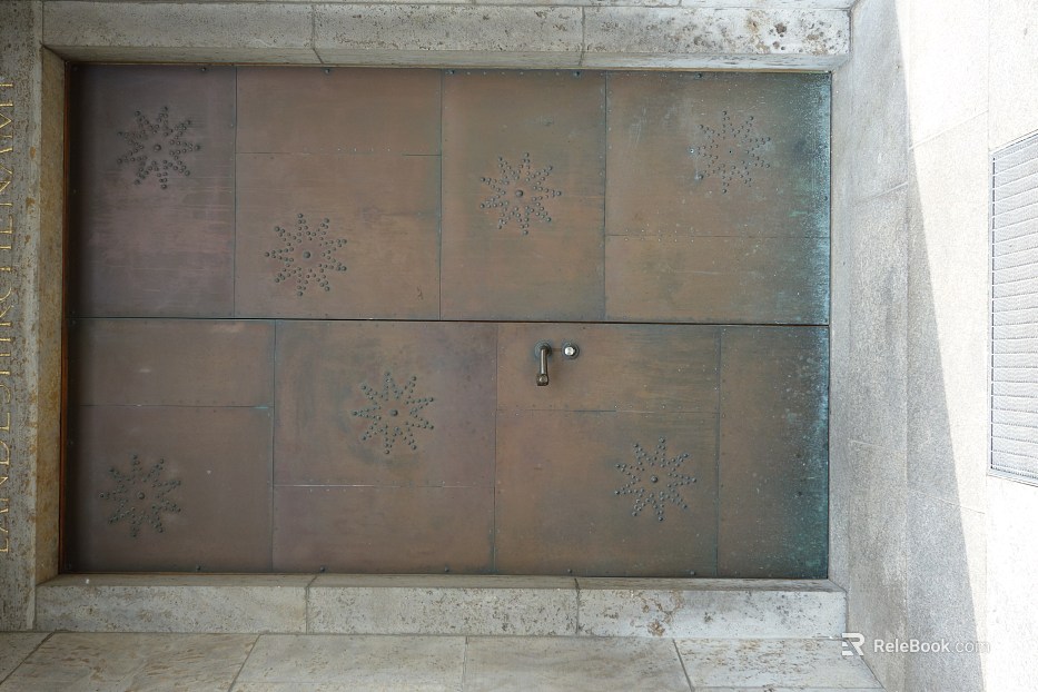 Metal door texture