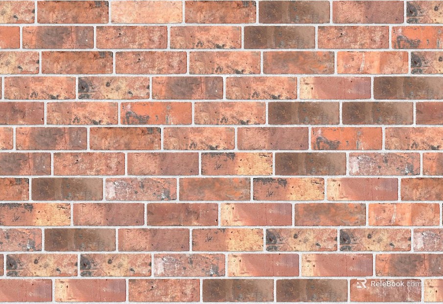 Red brick wall texture