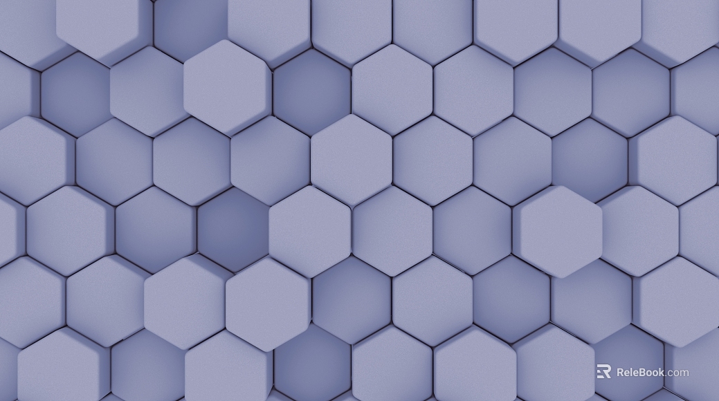 Hexagonal Brick Color Gradient Brick texture