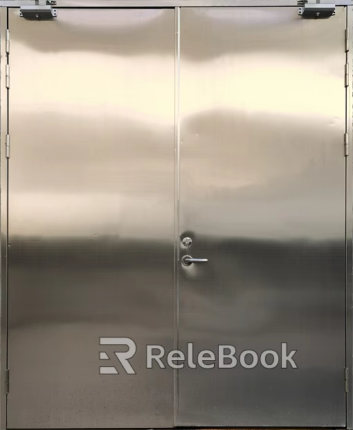 Metal door texture