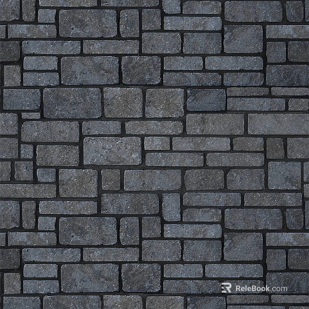 Permeable brick ground texture