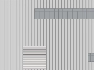 Light gray vertical corrugated metal wall decoration texture (ID:ffaeh196132)