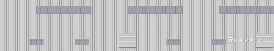 Light gray vertical corrugated metal wall decoration texture