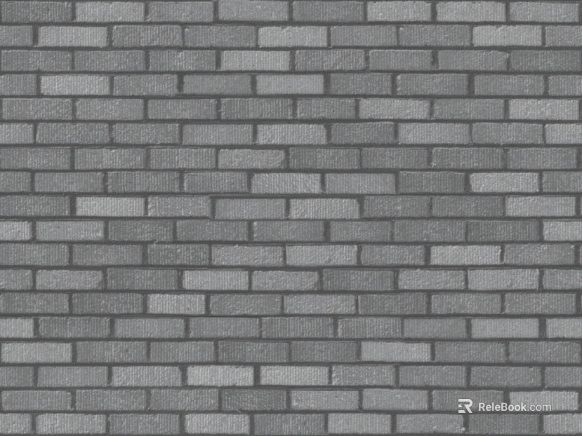 Brick wall gray I-word spell stone seamless texture