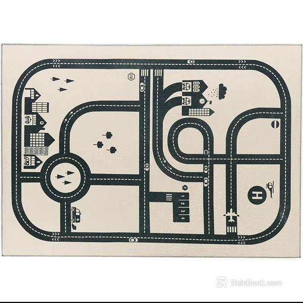 Children's carpet texture
