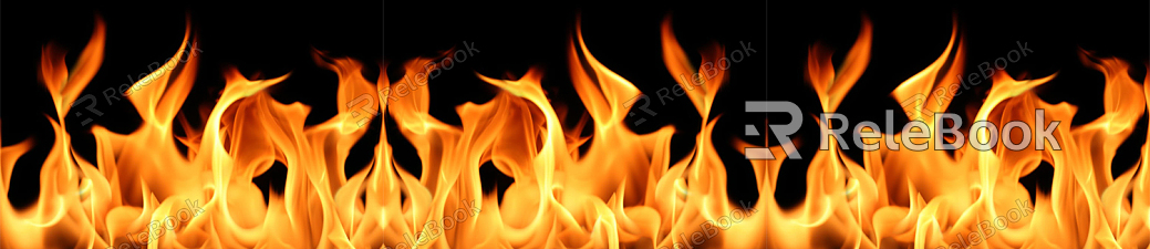 Flame texture texture