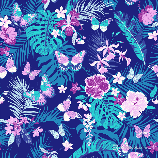 Mori cartoon flower wallpaper mural wallpaper wall covering texture