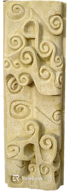 Relief Warm White Small Relief texture