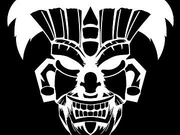 Tattoo black and white mask pattern texture pattern graphics (ID:ffach572134)