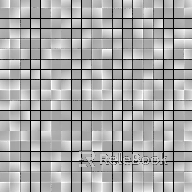 metal mosaic texture