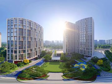 HDR City Community Panorama texture (ID:ffach167303)
