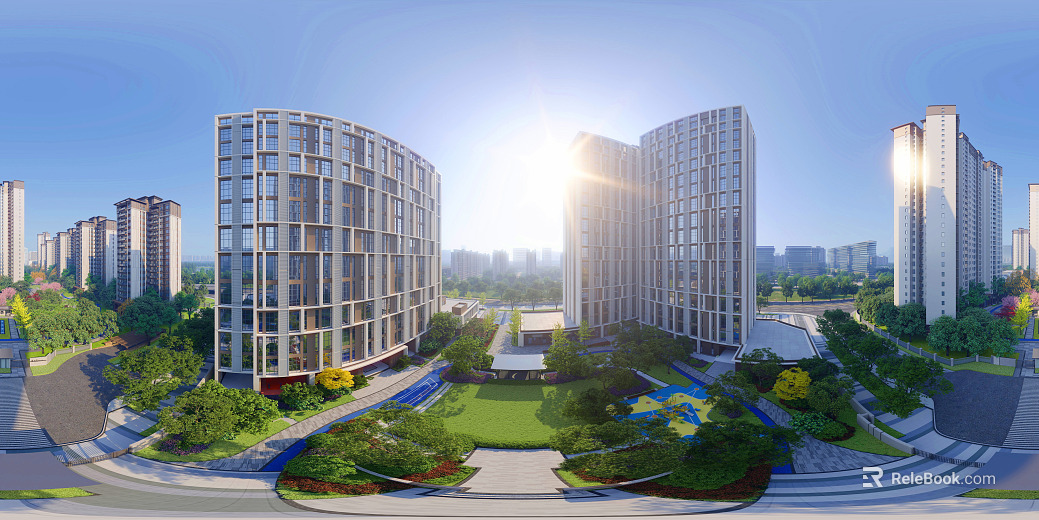 HDR City Community Panorama texture