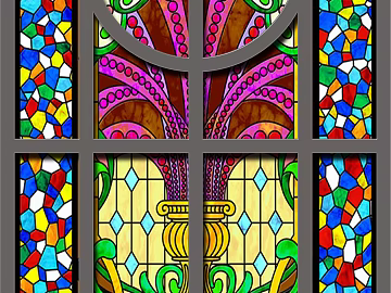 colored windows texture (ID:ffaeg29121)